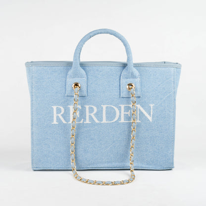 Rerden Skyfall Denim Tote Bag