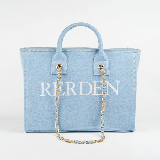 Rerden Skyfall Denim Tote Bag