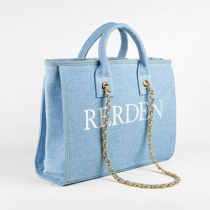 Rerden Skyfall Denim Tote Bag