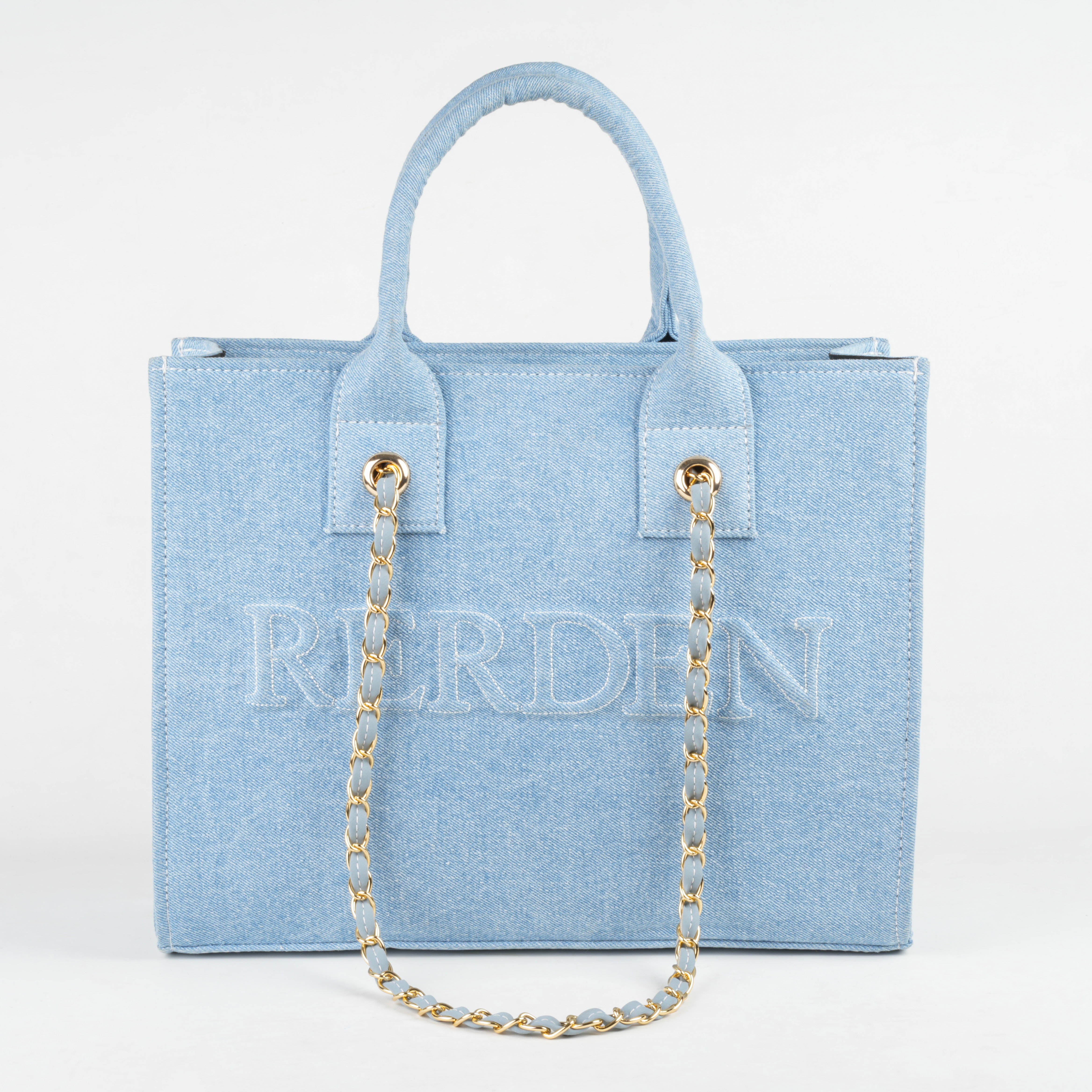 Rerden Mistlight Denim Tote Bag