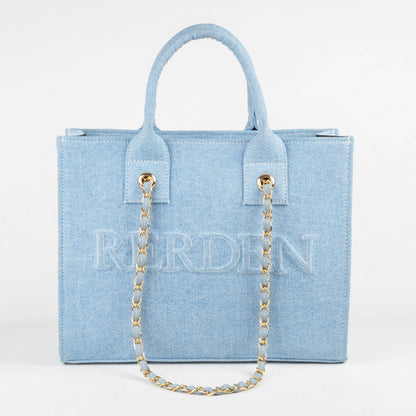 Rerden Mistlight Denim Tote Bag