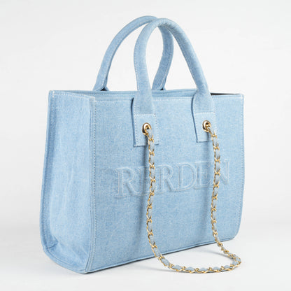 Rerden Mistlight Denim Tote Bag
