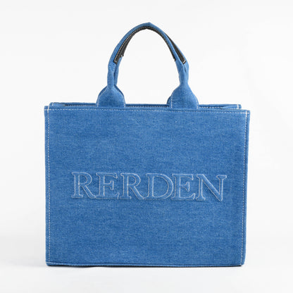 Rerden Element Denim Tote Bag