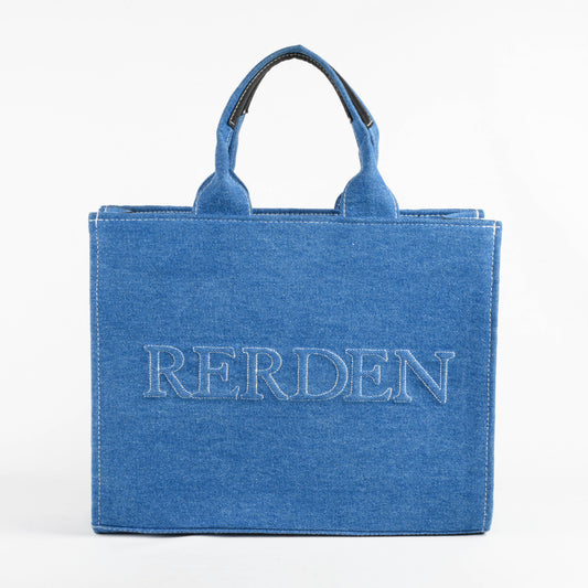Rerden Element Denim Tote Bag