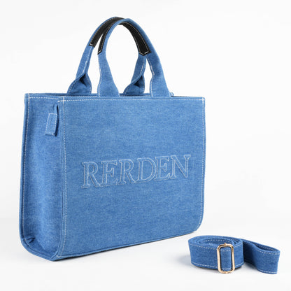 Rerden Element Denim Tote Bag