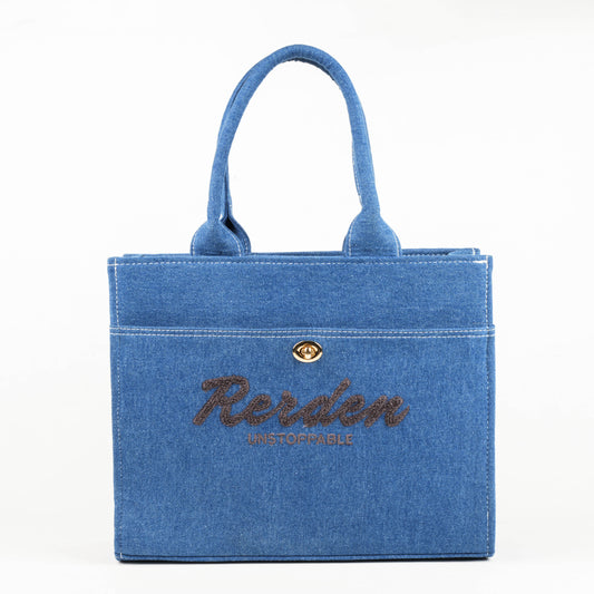 Rerden Drive Denim Tote Bag