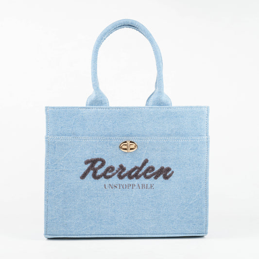 Rerden Spirit Denim Tote Bag
