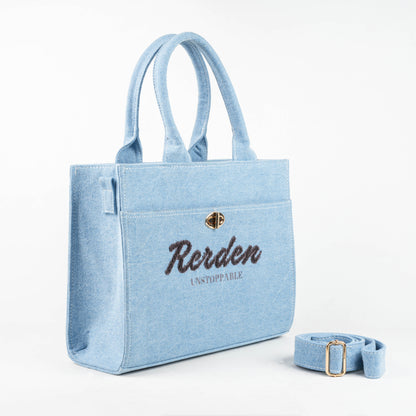 Rerden Spirit Denim Tote Bag