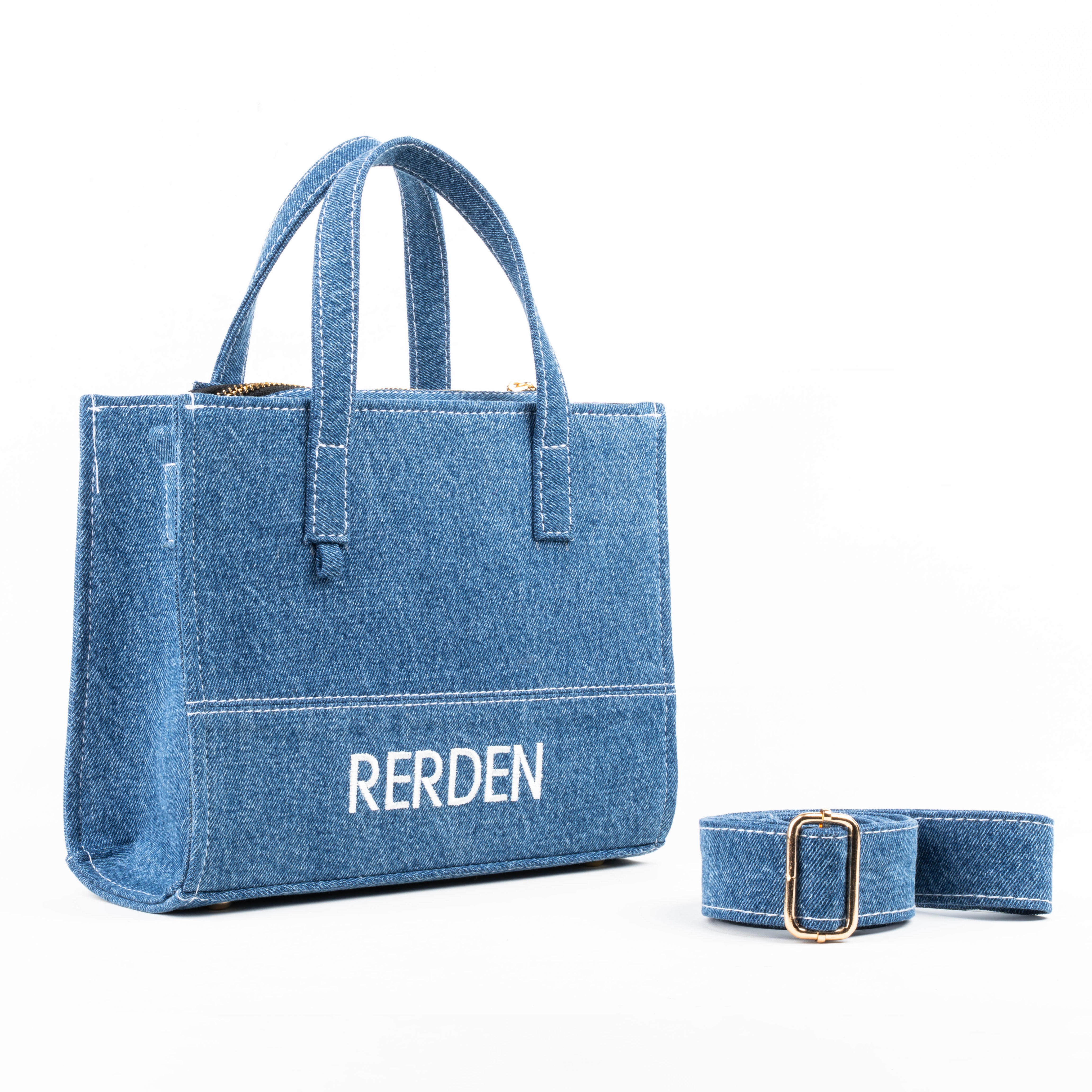 Rerden Keystone Denim Tote Bag