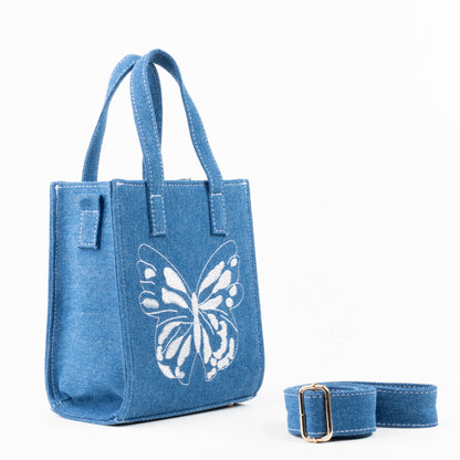 Rerden Flutter Denim Tote Bag