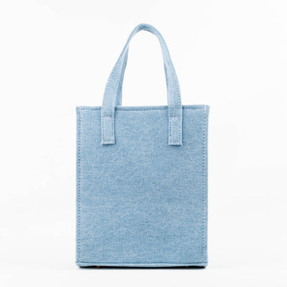 Rerden Bloom Denim Tote Bag